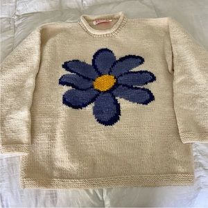 Vintage Handmade Ecuador Sweater L/Xl